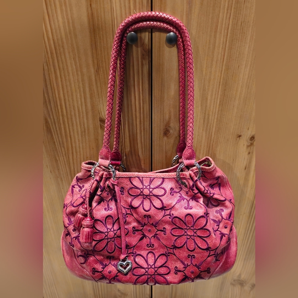 Vintage Brighton Valencia Leather Shoulder Bag